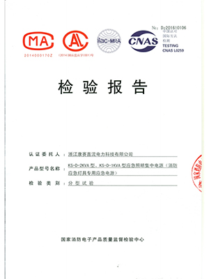 EPS-1-2KVA檢驗報告封面